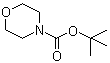structure of CAS# 220199-85-9, 4-Morpholinecarboxylic acid tert-butyl ester