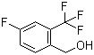 structure of CAS# 220227-29-2, 4-Fluoro-2-trifluoromethylbenzyl alcohol