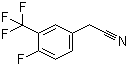 structure of CAS# 220239-65-6, 4-Fluoro-3-(trifluoromethyl)phenylacetonitrile