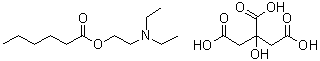 CAS 登录号：220439-24-7, 2-(二乙基氨基)乙基己酸酯柠檬酸盐