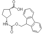 CAS # 220497-66-5, (1S,3R)-3-[[(9H-Fluoren-9-ylmethoxy)carbonyl]amino]-cyclopentanecarboxylic acid