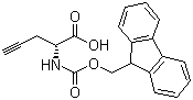 structure of CAS# 220497-98-3, Fmoc-D-炔丙基甘氨酸