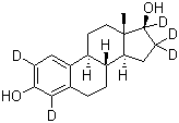 CAS # 221093-45-4, 17beta-Estradiol-2,4,16,16,17-D5