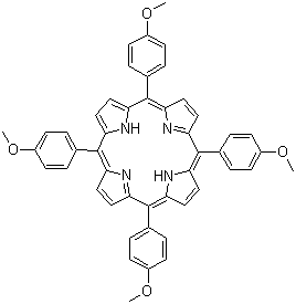 structure of CAS# 22112-78-3, 5,10,15,20-四(4-甲氧基苯基)-21H,23H-卟吩