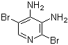 structure of CAS# 221241-11-8, 2,5-Dibromopyridine-3,4-diamine