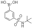 structure of CAS# 221290-14-8, [3-[[(1,1-Dimethylethyl)amino]sulfonyl]phenyl]boronic acid