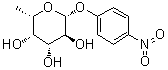 structure of CAS# 22153-71-5, 对硝基苯基-beta-吡喃岩藻糖苷