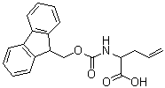 structure of CAS# 221884-63-5, N-(9-Fluorenylmethoxycarbonyl)-allyl-DL-glycine