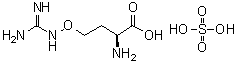 structure of CAS# 2219-31-0, L-Canavanine sulfate