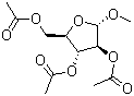 CAS # 22224-39-1, Methyl alpha-D-arabinofuranoside triacetate, NSC 107410