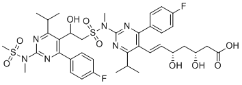 structure of CAS# 2226413-61-0, 罗舒伐他汀 EP 杂质E