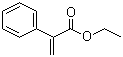 CAS # 22286-82-4, Ethyl 2-phenylacrylate, Ethyl 2-phenylpropenoate, Ethyl methylenephenylacetate