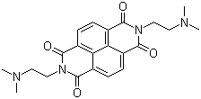 structure of CAS# 22291-04-9, 2,7-Bis[2-(dimethylamino)ethyl]benzo[lmn][3,8]phenanthroline-1,3,6,8(2H,7H)-tetrone