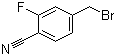 structure of CAS# 222978-03-2, 4-Cyano-3-fluorobenzyl bromide