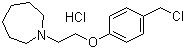 CAS 登录号：223251-25-0, 1-(2-(4-(氯甲基)苯氧基)乙基)氮杂环庚烷盐酸盐
