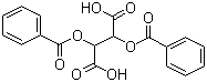 CAS # 22333-70-6, Dibenzoyltartaric acid, 2,3-Bis(benzoyloxy)-butanedioic acid, Tartaric acid dibenzoate