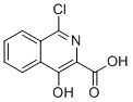 structure of CAS# 223388-21-4, 1-Chloro-4-hydroxyisoquinoline-3-carboxylic acid