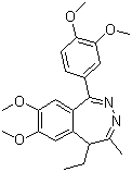 CAS # 22345-47-7, Tofisopam, 7,8-Dimethoxy-1-(3,4-dimethoxyphenyl)-5-ethyl-4-methyl-5H-2,3-benzodiazepine