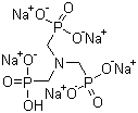 structure of CAS# 2235-43-0, [Nitrilotris(methylene)]tris-phosphonic acid pentasodium salt