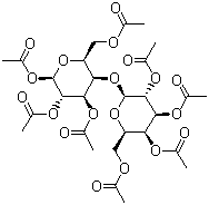 Octaacetyl-beta-maltose molecular structure (CAS 22352-19-8)