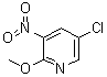 CAS 登录号：22353-52-2, 5-氯-2-甲氧基-3-硝基吡啶