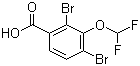 CAS # 223595-28-6, 2,4-Dibromo-3-(difluoromethoxy)benzoic acid