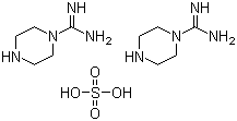 CAS 登录号：22365-47-5, 哌嗪-1-甲脒半硫酸盐