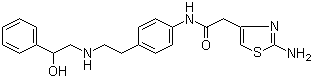 structure of CAS# 223673-61-8, 米拉贝隆