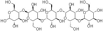 structure of CAS# 2240-27-9, 纤维五糖