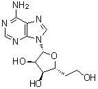 CAS # 22415-88-9, 9-(5-Deoxy-beta-D-ribo-hexofuranosyl)-9H-purin-6-amine, Homoadenosine, NSC 82223