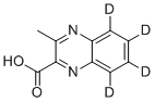 CAS # 2244217-93-2, 3-methyl-2-Quinoxaline-5,6,7,8-d4-carboxylic acid, MQCA-d4