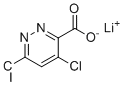 Lithium 4,6-Dichloropyridazine-3-carboxylate molecular structure (CAS 2245238-80-4)