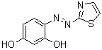 structure of CAS# 2246-46-0, 4-(2-Thiazolylazo)resorcinol
