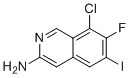 CAS # 2246363-09-5, 8-Chloro-7-fluoro-6-iodoisoquinolin-3-amine