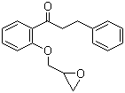 structure of CAS# 22525-95-7, 2'-(Oxiranylmethoxy)-3-phenylpropiophenon