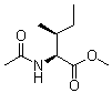 structure of CAS# 2256-76-0, N-Acetyl-L-isoleucine methyl ester