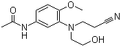 CAS # 22588-78-9, N-[3-[(2-Cyanoethyl)(2-hydroxyethyl)amino]-4-methoxyphenyl]acetamide