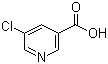 structure of CAS# 22620-27-5, 5-Chloronicotinic acid