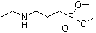 structure of CAS# 227085-51-0, N-Ethyl-3-trimethoxysilyl-2-methylpropanamine