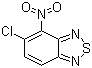 5-氯-4-硝基-2,1,3-苯并噻二唑分子结构 (CAS 2274-89-7)