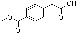 structure of CAS# 22744-12-3, 4-(Methoxycarbonyl)phenylacetic acid