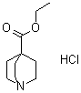 CAS # 22766-67-2, 1-Azabicyclo[2.2.2]octane-4-carboxylic acid ethyl ester hydrochloride (1:1)
