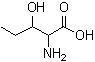 structure of CAS# 2280-42-4, 3-Hydroxy-DL-norvaline