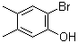 structure of CAS# 22802-39-7, 2-Bromo-4,5-dimethylphenol