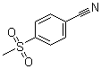 structure of CAS# 22821-76-7, 4-甲烷磺酰基苯甲腈