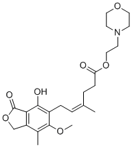 structure of CAS# 2286278-51-9, 吗替麦考酚酯 EP 杂质 C