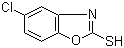 structure of CAS# 22876-19-3, 5-Chlorobenzooxazole-2-thiol