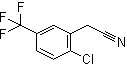 structure of CAS# 22902-88-1, 2-氯-5-三氟甲基-苯乙腈