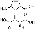 structure of CAS# 229177-52-0, (1S-cis)-4-氨基-2-环戊烯基-1-甲醇 D-酒石酸盐