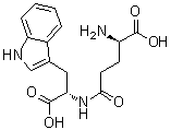 CAS 登录号：229305-39-9, D-gamma-谷氨酰-L-色氨酸
